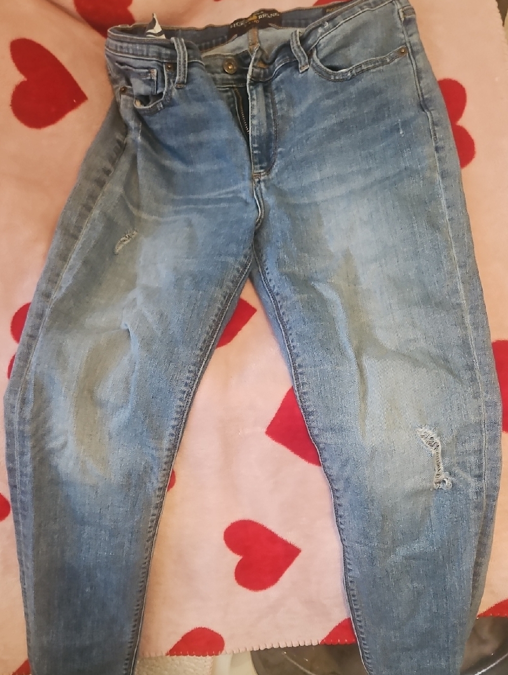 Lucky Brand Girl's Light Blue Slim Straight Jeans